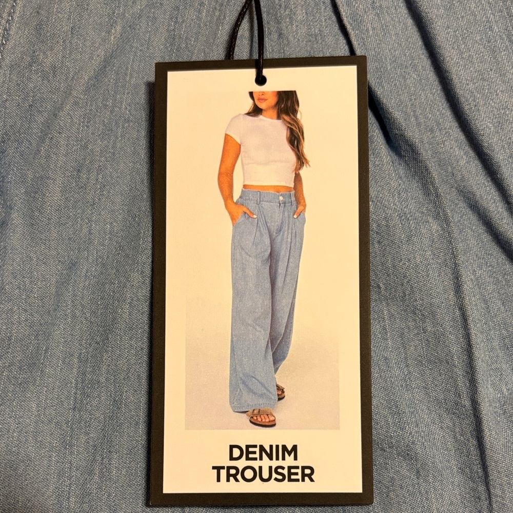 BCBGeneration Light Blue Wide Leg Pants